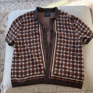 Abercrombie & Fitch Geometric Pattern Cardigan